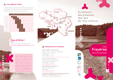 Brochure relative aux frayères artificielles Plaquette d'information relative au projet d'installation des frayères artificielles flottantes sur les Lacs de l'Eau d'Heure