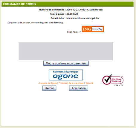 Paiement par Home Pay d'ING Paiement par Home Pay d'ING