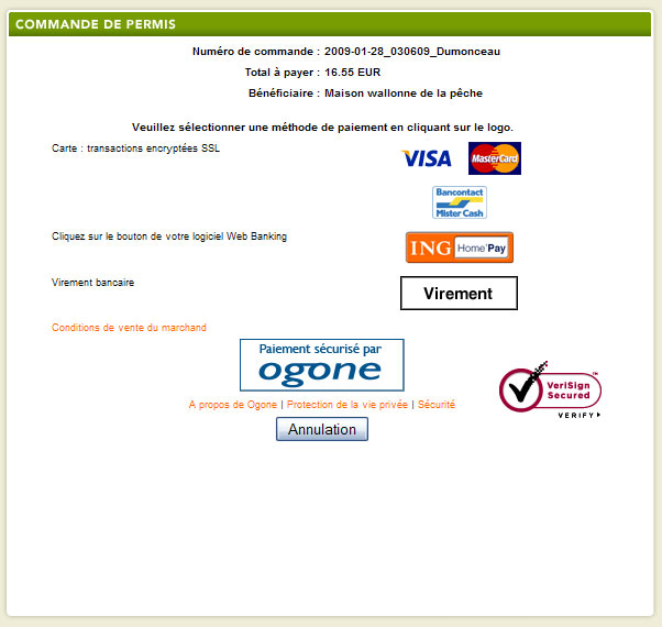 Modalités de paiement Présentation des différents moyens de paiement